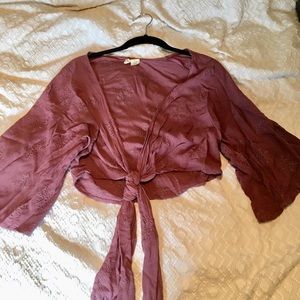Sky & Sparrow Cropped Kimono